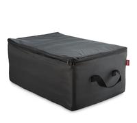 achilles Bolsa Nevera Grande, Bolsa térmica, Nevera Plegable, Bolsa para Mantener la Comida Caliente, Bolsa con función de refrigeración Negro 57cm x 37cm x 25cm