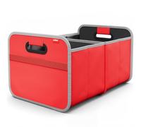 achilles Organizador de Maletero Coche - Caja Plegable XL con Bolsillo de Red - Compacta y Repele Agua - Ideal para Almacenaje Versátil - Accesorios Coche Interior - Rojo - 50cm x 32cm x 27cm