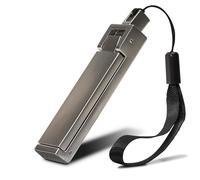 achilles Soporte para bolsa de metal Soporte para teléfono inteligente Soporte para teléfono inteligente Gancho para bolsa Bagbuddy Soporte para monedero Gancho. Plata, 8.5 cm x 2 cm x 1 cm.