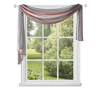 ACHIM Home Furnishings, Blush Ombre - Bufanda de Cortina para Ventana, 127 x 365 cm