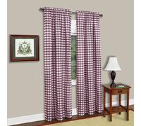 ACHIM Home Furnishings Buffalo Check Curtain Panel