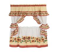 ACHIM Home Furnishings Cabaña de Ventana Suave, Poliéster, Especias, 57x24