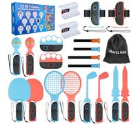 Achort Accesorios Switch 2, 21 en 1 Kits de accesorios para Nintendo Switch 2 Sports con Organizador, Juego de accesorio de juego Family Party Pack