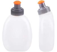 Achsoo 2 Pcs Botellas de Agua Frasco a Prueba de Fugas para Correr Hidratación Cinturón Paquetes para Triatlón Maratón Senderismo Ciclismo(170ML/5.75oz-2PCS)