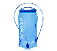 ACHSOO Botellas de Agua Plegables Frasco Suave Plegable Hidratación Vejiga Bolsa de Almacenamiento de Agua a Prueba de Fugas Paquete de hidratación Correr Ciclismo Escalada Senderismo (PEVA, 2L/68oz)