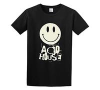 Acid House Cotton Raver Ecstacy Music Tb303 Chicago House Men's T-Shirt Unisex Black Cotton Print tee Shirts L