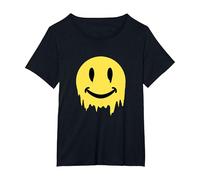 Acid House - Cultura Rave de los 90 Camiseta, Mujer Tallas Grandes, Negro, 6XL Grande