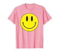 Acid House Smile Retro 80s I Musical Classic Raver Camiseta, Hombre, Rosado, XL