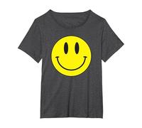Acid House Smile Retro 80s I Musical Classic Raver Camiseta, Mujer Tallas Grandes, Jaspeado Oscuro, 6XL Grande