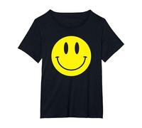 Acid House Smile Retro 80s I Musical Classic Raver Camiseta, Mujer Tallas Grandes, Negro, 6XL Grande