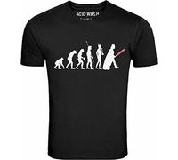 Acid Wash Print Ltd - Camiseta de hombre de color negro negro large