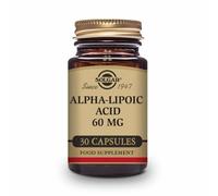 Ácido alfa-lipoico 60 mg, aporte antioxidante - 30 cápsulas vegetales - Solgar