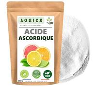 Ácido ascórbico 250g - Vitamina C - Polvo puro para sus recetas y bebidas - Conserva los alimentos