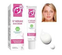 Ácido azelaico 12% crema para el rostro, ácido azelaico acné crema para el tratamiento de la rosácea, alivio del enrojecimiento, gel de ácido azelaico con ácido salicílico y niacinamida para manchas