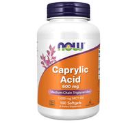 Ácido Caprílico 100 Cápsulas Blandas 600 mg De Now Foods