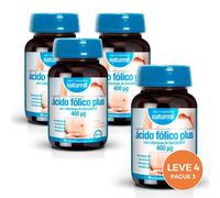 Ácido Fólico Plus 400 mcg 90 Comprimidos Naturmil Llévate 4 Paga 3