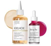 Ácido Glicólico 7% Tónico para Rostro, AHA 30% + BHA 2% Peeling Solution, Exfoliante Facial Liquido, Acido Glicolico Facial, Hidratante, Calmante, Réduit les Points Noirs,les Pores