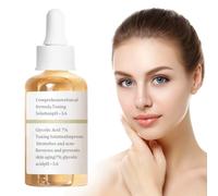 Ácido glicólico 7% tonificante solución de rejuvenecimiento, 100 ml de ácido glicólico, exfoliante para imperfecciones, hidrata y fortalece tu piel