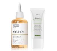 Acido Glicolico 7% Toning Solution, Sebium Pore Refiner, Crema para Reducir los Poros, Glycolic Acid Exfoliating Toner, Crema Reparadora de la Barrera Cutánea, Rétrécit les Pores, Exfolie