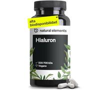 Ácido Hialurónico 500 mg - Alta biodisponibilidad (500-700 KDA) por porción - 90 Cápsulas para 3 meses - Fórmula para tu belleza interior - Probado en laboratorio en Alemania