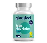 Ácido Hialurónico de altas dosis - 525mg Acido Hialuronico por Cápsula - 500-700 kDa - Vegano, Probado en laboratorio, Fabricado en Alemania, Sin Aditivos