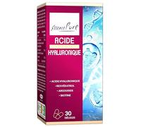 Ácido Hialurónico Esencia Pura 200 mg | Espectro Completo 50-1000 kDa | Enriquecido con Espino Cerval de Espino Resveratrol, Biotina | Rejuvenecimiento Integral de la Piel | 30 Cápsulas | Api-Nature