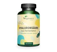 Ácido Hialurónico Puro Vegavero | La Dosis más Alta: 600 mg | Libre de Aditivos & Vegano | 180 Cápsulas | Natural de Fermentación | 800-1500 kDa | Hidratante facial + Articulaciones…