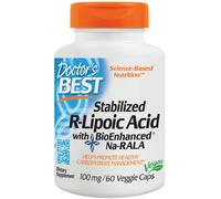 Ácido R-Lipoico Estabilizado con Na-RALA Bio-Aumentado, 100mg - 60 vcaps