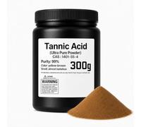 Ácido tánico, ácido tánico en polvo 99% puro (50 g)-300g