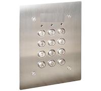 Acie SU2-EAB-TME teclado 2 relés con 60 Códigos/teclas metálicas placa acero inoxidable