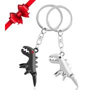 ACIELANNA Llaveros para Parejas, 2 Piezas Regalos San Valentin, Llaveros Dinosaurio, Llavero Pareja, Regalos para Hombre y Mujeres, Regalo para Familia, Compañeros y Aniversarios