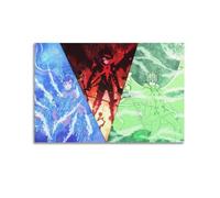 ACIFHGUE Póster de anime Black Clover 18, póster decorativo de lienzo para pared e imagen artística moderna para decoración de dormitorio familiar, 16 x 24 pulgadas (40 x 60 cm)