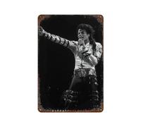 ACIFHGUE Póster de El Señor de la Danza de Michael Jackson 1 decoración de pared, póster de metal moderno, decoración de bar, 30 x 20 cm