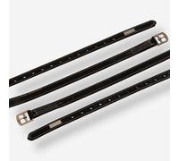 Aciones equitación fouganza Romeo júnior y adulto negro de piel 125cm