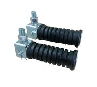 aciones Foot Pegs 1 par de estriberas traseras universales para motocicleta, reposapiés, rosca 10mm