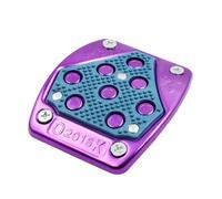 aciones Foot Pegs Reposapiés Antideslizante De Aleación Aluminio Universal Para Motocicleta, Almohadilla Pedal Freno, 84X74X4mm Para