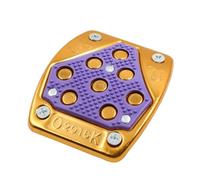 aciones Foot Pegs Reposapiés Antideslizante De Aleación Aluminio Universal Para Motocicleta, Almohadilla Pedal Freno, 84X74X4mm Para