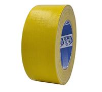ACIT Cinta de tela super 50 mm x 25 m, cinta de tela reforzada, Duct Tape, Cinta Telada Americana: Reparaciones, Fijación y Embalaje de alta estanqueidad (Amarillo)