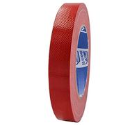 ACIT Cinta de tela súper resistente (también a sol, calor y agua) 25 m x 19 mm, cinta de tela reforzada, cinta americana: reparación, fijación y embalaje de alta estanqueidad (Rojo)