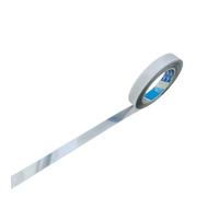 ACIT Moldura adhesiva, cinta autoadhesiva para bordes, moldura adhesiva para paredes, decoración, impermeable, 5 m (plata, 19 mm)