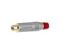 ACJR-SRD macho RCA hembra soldadura recta gris chapado en oro 3-7mm AMPHENOL