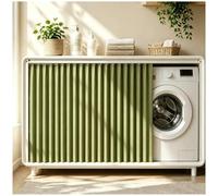 ACJSDGL Cortina Armario Dormitorio con Sistema Corredero W120 x H70cm Verde