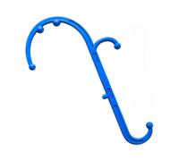 ack and Neck Massager - Blue - for Trigger Point Fibromyalgia Pain Relief and Self Massage Hook Cane Therapy