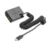 ACK-E18 DR-E18 LP-E17 Acoplador de alimentación tipo C para batería ficticia compatible con kit de adaptador