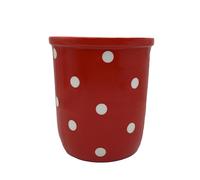 ACK - Soporte para utensilios de cocina, decoraci n moderna para el hogar (lunares rojos)