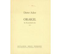 Acker: Orakel/Oracel in D minor (1974) (Double Bass Solo)