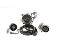 ACKOJA Bomba de agua + kit de correa poli V para SUBARU: Justy & PEUGEOT: 107 & TOYOTA: Yaris, Aygo & CITROËN: C1 & DAIHATSU: Sirion (Ref: A70-0680)