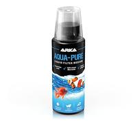 Aclarador de agua acuario 118 ml - ARKA Aqua-Pure - elimina turbidez y residuos - agua cristalina en acuarios dulces y marinos - 100 % biológico con bacterias filtrantes - seguro para plantas
