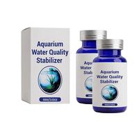 Aclarador de Agua Acuario,Elimina Turbidez y Residuos,Elimina La Turbidez Y Las Impurezas para Peceras,Seguro para Peces,para Agua de Acuario Natural y Apta para Peces,2PC