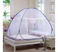 ACLips Mosquitera Plegable para Cama, mosquitera emergente, Dosel para Cama, Tienda de campaña, Red Inferior para Suelo de Cama, Camping, Viajes, Doble Puerta (Color: Puerta Simple, tamaño: 200 x 2